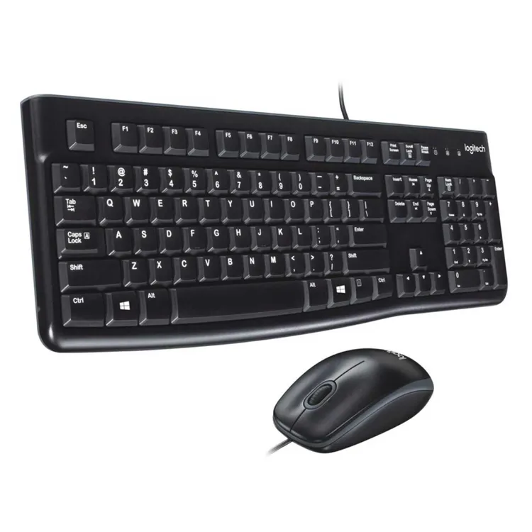 Combo Alámbrico Logitech MK120 Teclado y Mouse USB para PC y Portátil - Image 3