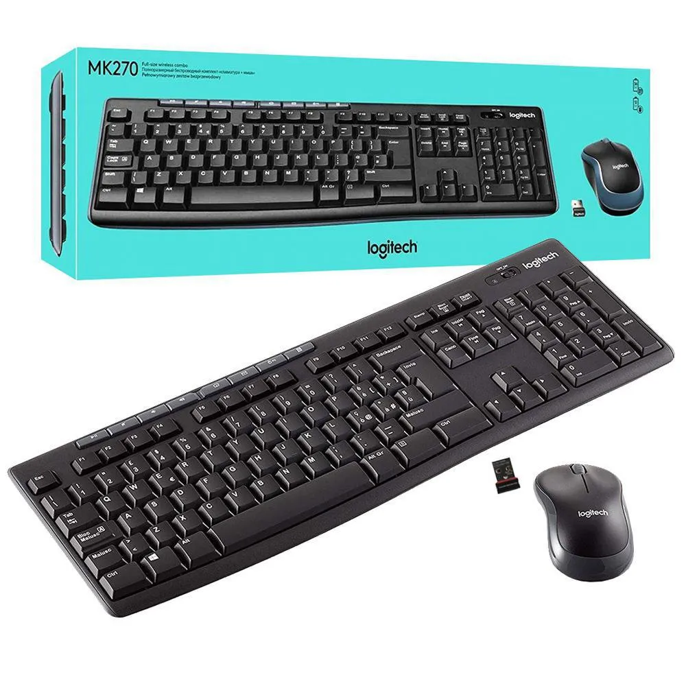 Combo Inalámbrico Logitech MK250 Compact Bluetooth Teclado y Mouse - Image 4