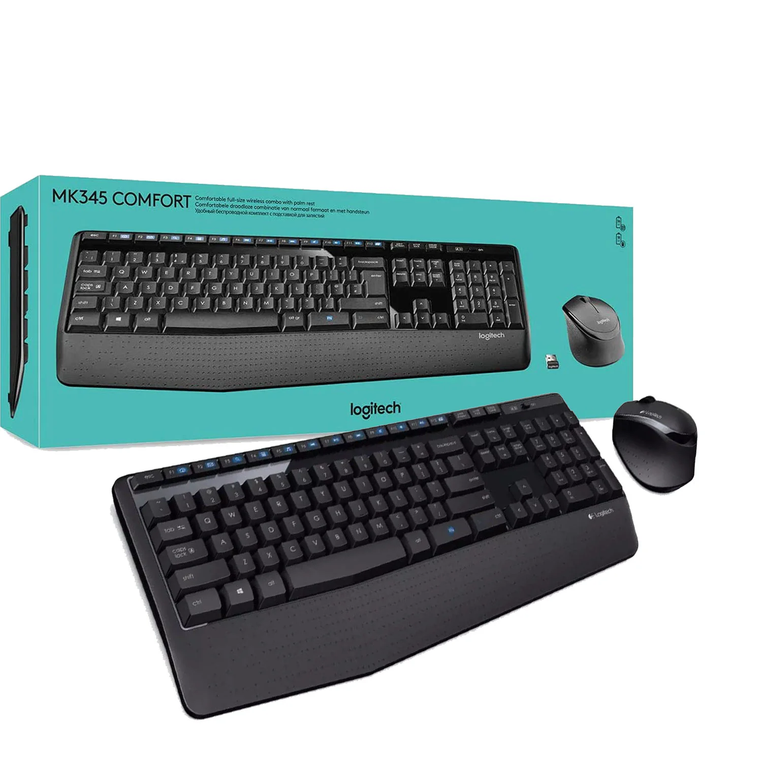 Combo Inalámbrico Logitech MK345 Teclado y Mouse con Receptor USB 2.4 GHz - Image 4