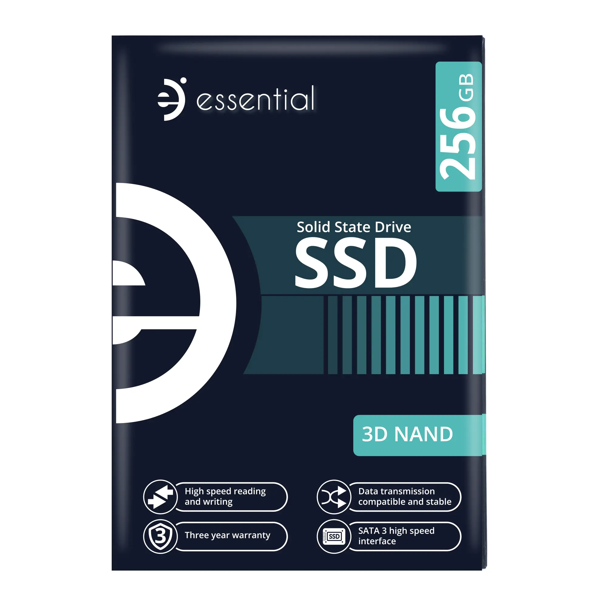 Disco Sólido Interno Essential SSD 256GB SATA III 2.5" 3D NAND para PC y Portátil - Image 4