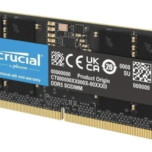 Memoria RAM Crucial 12GB DDR5 5600MHz SODIMM para Portátil