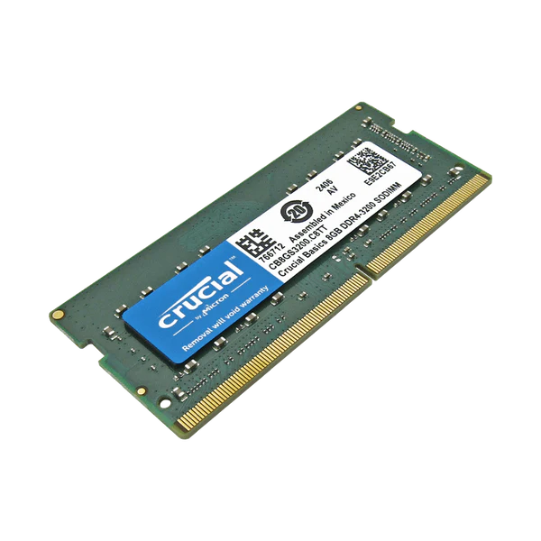 Memoria RAM Crucial 8GB DDR4 3200MHz SODIMM para Portátil - Image 2