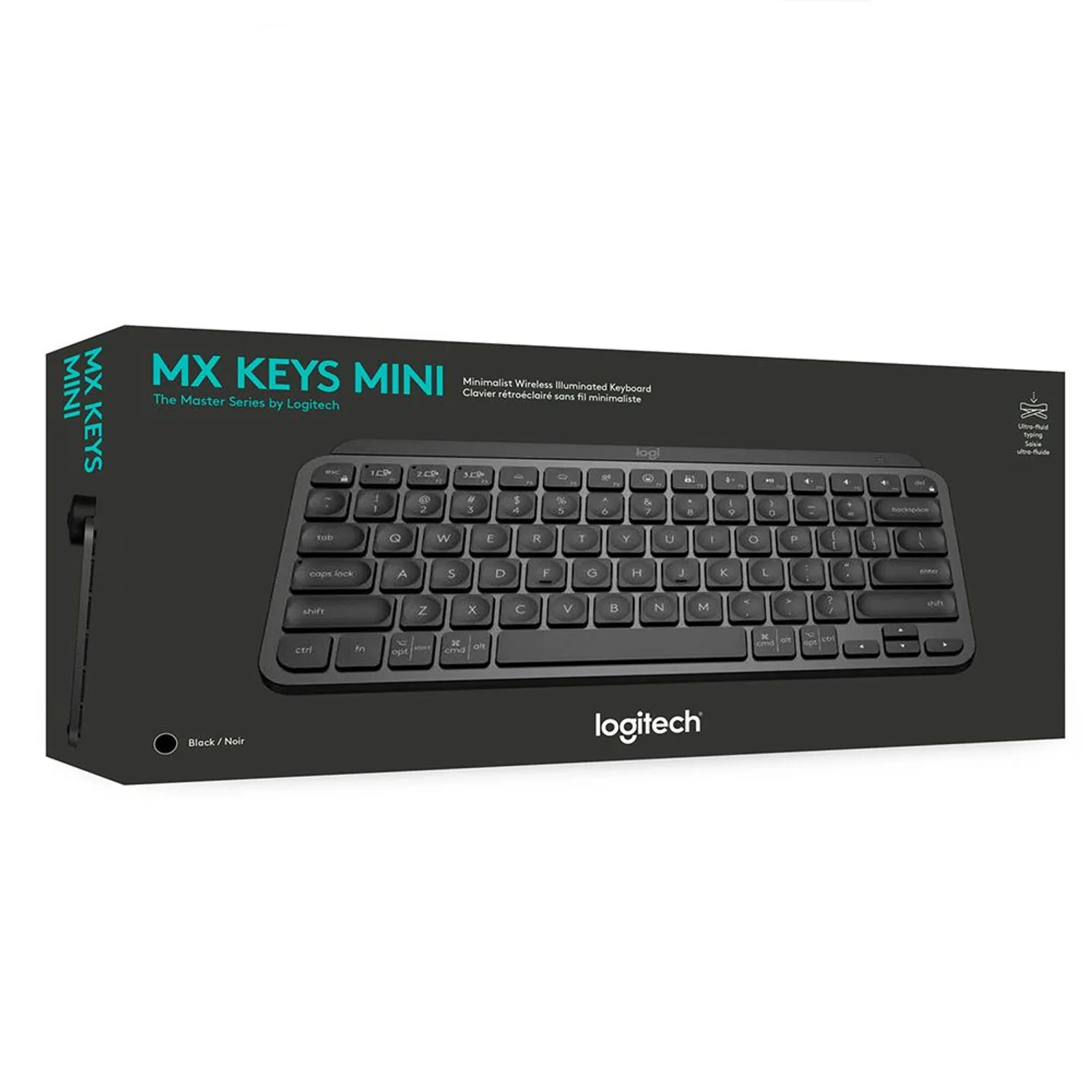 Teclado Logitech MX Keys Mini Inalámbrico Bluetooth Multidispositivo Iluminado Negro - Image 3