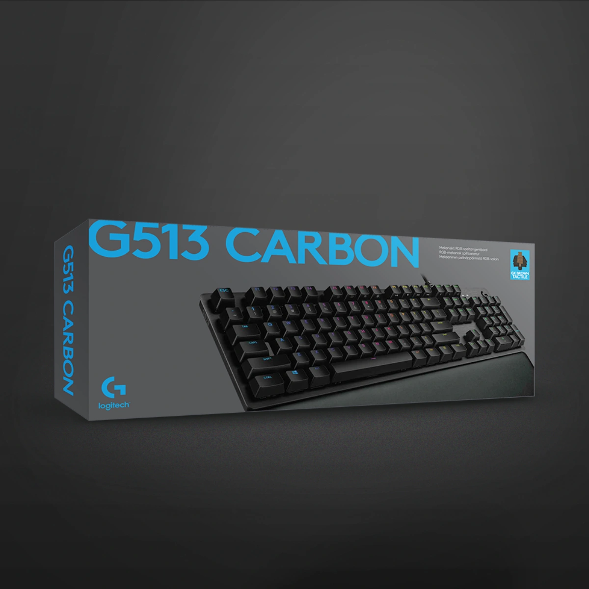 Teclado Mecánico Gamer Logitech G513 Carbon RGB Alámbrico USB Full Size - Image 4