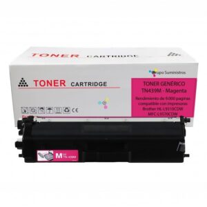 Tóner Genérico Magenta TN439M Compatible para Brother MFC-L9570CDW y HL-L9310CDW