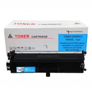 Tóner Original Brother TN-439C Cian Ultra Alto Rendimiento para MFC-L9570CDW y HL-L9310CDW