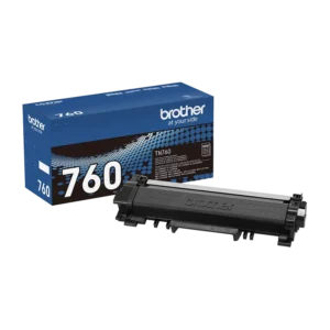 Tóner Original Brother TN-760 Negro Alto Rendimiento para HL-L2350DW, DCP-L2550DW y MFC-L2750DW