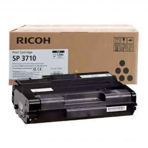 Tóner Original Ricoh SP 3710 Negro Alto Rendimiento 7.000 Páginas para SP 3710DN, SP 3710SF y M320F