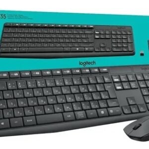 Combo Logitech MK235 Teclado y Mouse Inalámbrico 2.4 GHz con Receptor USB