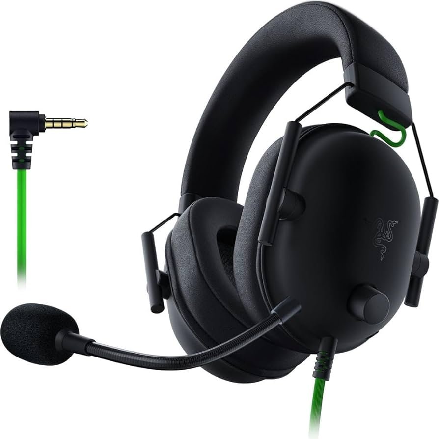 Diadema Gamer Razer BlackShark V2 X Estéreo 3.5 mm con Micrófono Negra