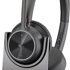 Diadema Poly Voyager 4320 Bluetooth USB-A con Dongle BT700 y Cancelación de Ruido Negra