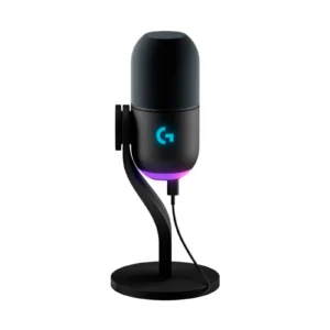 Micrófono Gamer Logitech G Yeti GX Dinámico USB con LIGHTSYNC RGB Negro