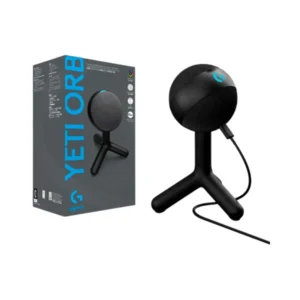 Micrófono Gamer Logitech G Yeti Orb de Condensador USB LIGHTSYNC RGB Negro