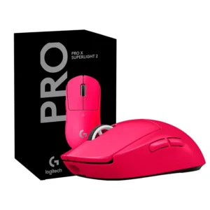 Mouse Gamer Logitech G PRO X SUPERLIGHT 2 LIGHTSPEED Inalámbrico 32.000 DPI Fucsia