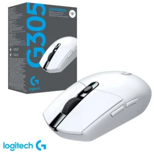 Mouse Gamer Logitech G305 LIGHTSPEED Inalámbrico 12.000 DPI Blanco