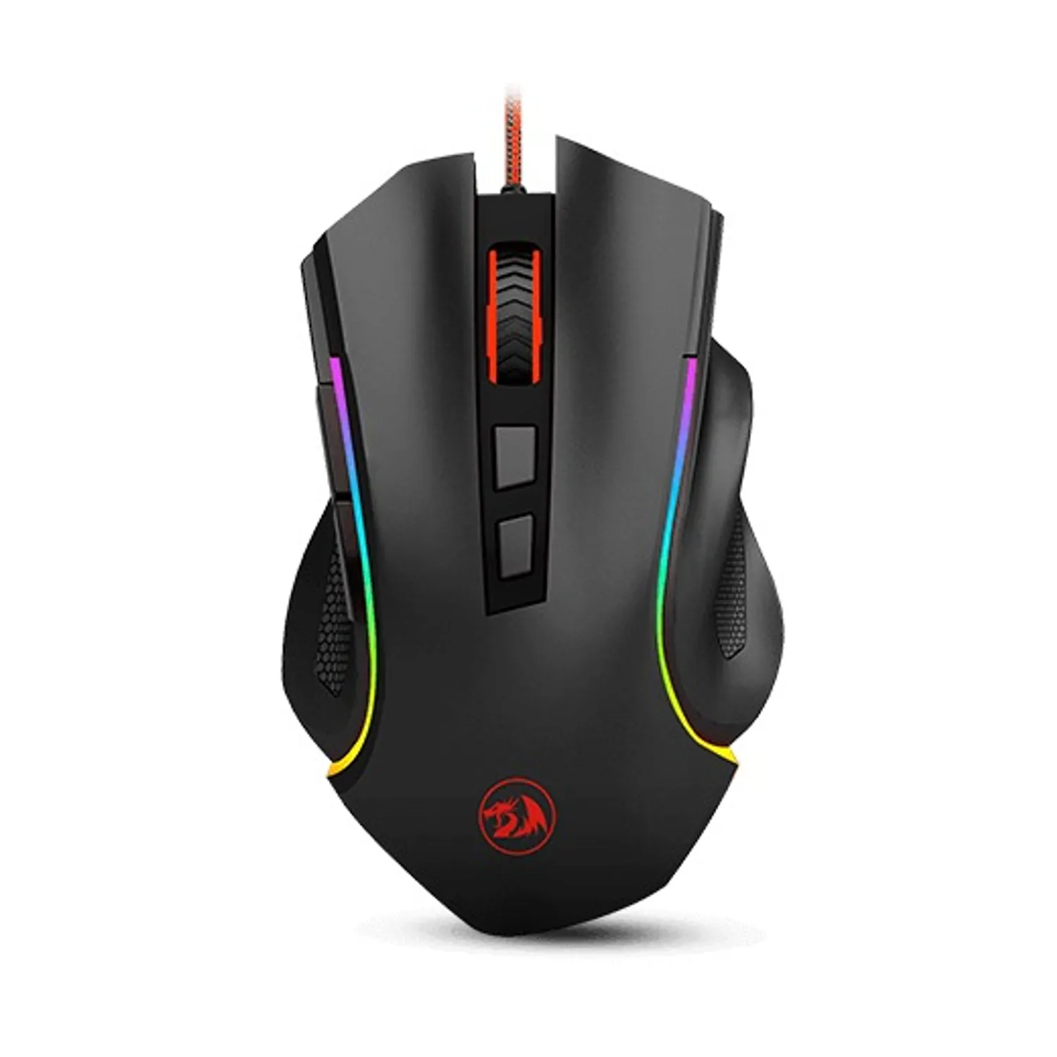 Mouse Gamer Redragon Griffin M607 USB 7 Botones RGB 7200 DPI Negro