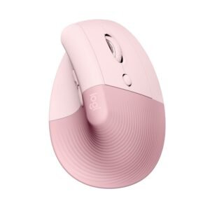 Mouse Logitech Lift Vertical Ergonómico Inalámbrico Bluetooth Multi-Dispositivo Rosa