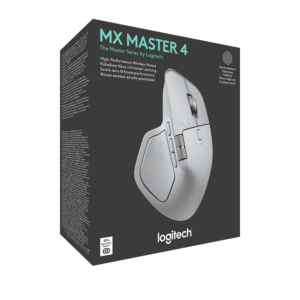 Mouse Logitech MX Master 4 Inalámbrico Bluetooth Multi-Dispositivo Negro