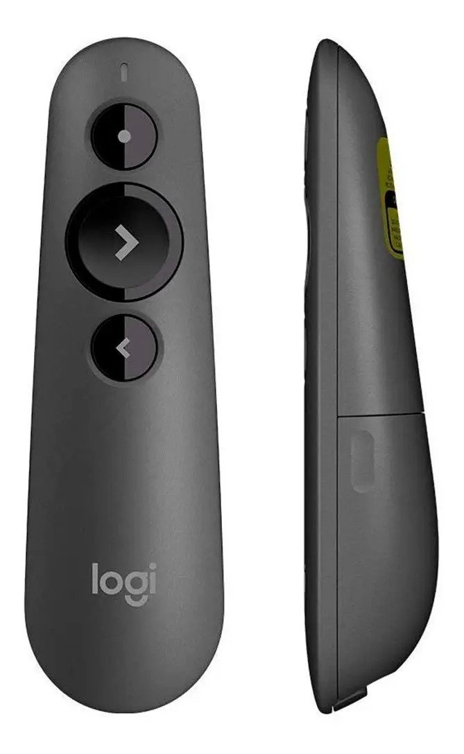 Presentador Inalámbrico Logitech R500 con Puntero Láser Rojo Bluetooth 20 m
