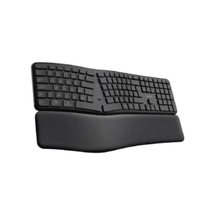 Teclado Ergonómico Trust Keyra Inalámbrico Bluetooth Multidispositivo Negro