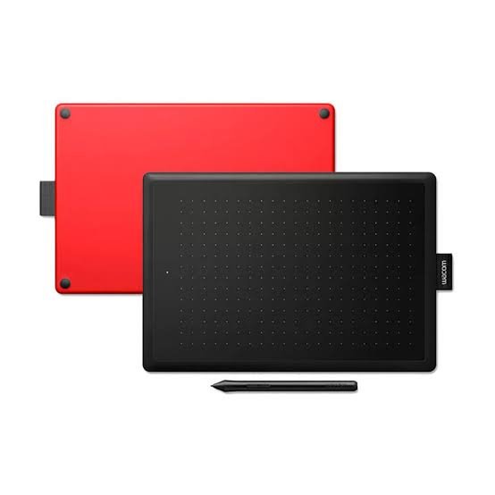 Tableta Gráfica Wacom One by Wacom Medium CTL-672 2048 Niveles USB Negra/Roja