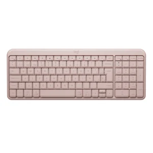 Teclado Logitech K250 Bluetooth Inalámbrico Compacto Rosado