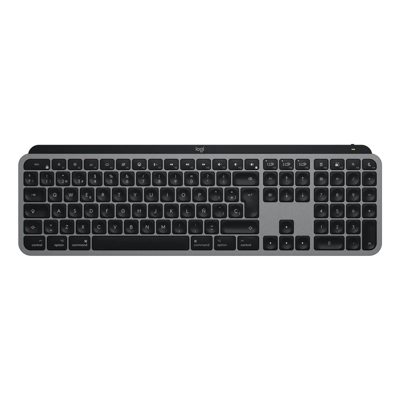 Teclado Logitech MX Keys S Inalámbrico Bluetooth Multi-Dispositivo Retroiluminado Negro