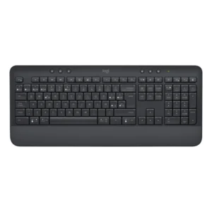 Teclado Logitech Signature K650 Inalámbrico Bluetooth Multi-Dispositivo con Reposamuñecas Negro