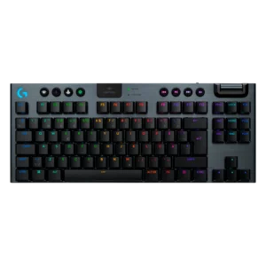 Teclado Mecánico Gamer Logitech G915 X LIGHTSPEED TKL RGB Inalámbrico Bluetooth USB-C Negro
